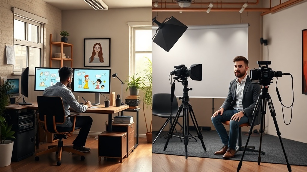 אנימציה או צילום – מה עדיף לסרטון תדמית לעסק שלך